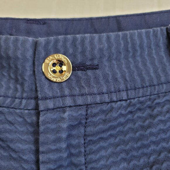 Lilly Pulitzer True Navy Zigzag Callahan Shorts - Picture 6 of 9